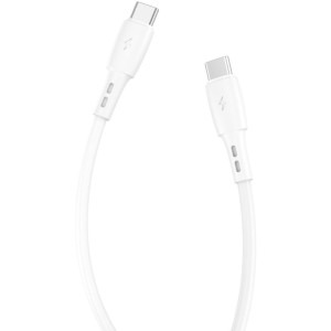 Lemontti USB-C Male la USB-C Male, 65W, 1.2m, White