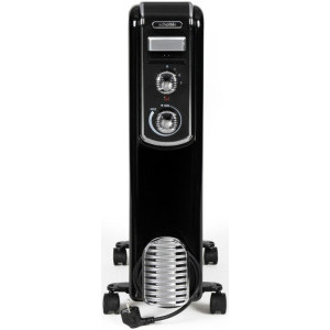 Livoo Calorifer electric SCHV709N, 2000 W, 9 elementi, Cu ulei, 3 trepte, Termostat ajustabil, Negru