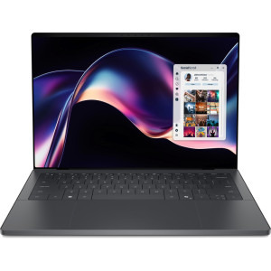 DELL 14'' XPS 14 DA14260, 1920 x 1200 1-120Hz, Procesor Intel® Core™ Ultra 7 355 (12M Cache, up to 4.70 GHz), 16GB LPDDR5X, 1TB SSD, Intel Graphics, Win 11 Pro, Graphite, 3Yr ProSupport