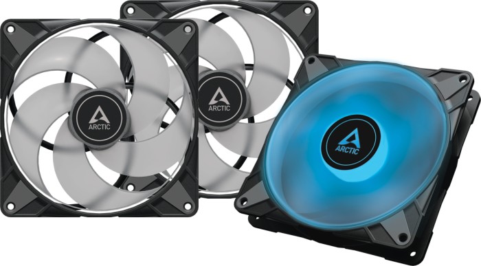 Ventilator / radiator ARCTIC AC P14 PWM PST RGB, Three Fan Pack