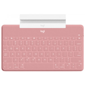 Logitech Tastatura Bluetooth Keys-To-Go, Layout US, Blush Pink pentru iPad