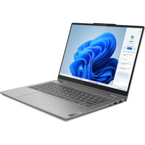 Lenovo 14'' IdeaPad 5 2-in-1 14AHP9, WUXGA IPS Touch, Procesor AMD Ryzen™ 7 8845HS (16M Cache, up to 5.1 GHz), 16GB LPDDR5X, 1TB SSD, AMD Radeon 780M, No OS, Luna Grey