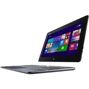 ASUS Transformer Book T100TA, 10.1 inch IPS MultiTouch, Intel Atom Processor Z3775 (2M Cache, up to 2.39 GHz), 2GB RAM, 64GB flash, 500GB HDD, Wi-Fi, Bluetooth, Win 8.1, gray + Office Home & Student 2013 preinstalat