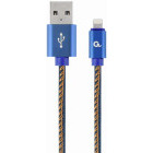 Cablu de date / adaptor Gembird USB-A Male la Lightning Male, 1 m, Blue