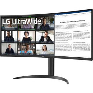 LG UltraWide 34WR55QK-B Curbat 34 inch UWQHD VA 5 ms 100 Hz USB-C HDR