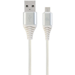 Gembird USB Male la microUSB Male, 1 m, White