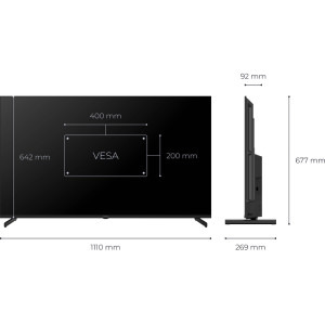 KIVI Smart TV 50U720QB Seria U720QB 126cm negru 4K UHD HDR
