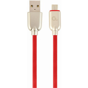 Gembird USB Male la microUSB Male, 1 m, Red