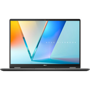 ASUS 14'' Vivobook 14 Flip TP3407SA, WUXGA OLED Touch, Procesor Intel® Core™ Ultra 7 258V (12M Cache, up to 4.80 GHz), 32GB LPDDR5X, 1TB SSD, Intel Arc 140V, Win 11 Pro, Matte Gray