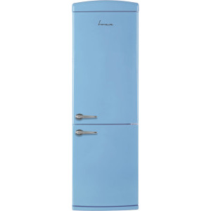 Combina frigorifica Fram FC-VRR341BLE++, 340 L, Clasa E, Less Frost, Control mecanic, Iluminare LED, 190 cm, Albastru