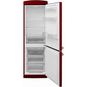 Fram FC-VRR341BDE++, 340 L, Clasa E, Less Frost, Control mecanic, Iluminare LED, 190 cm, Visiniu