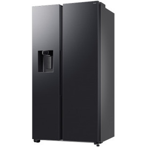Samsung RS70F65KEFEO, 640 L, Clasa E, Full No Frost, Digital Inverter, All Around Cooling, SpaceMax, Metal Cooling, SmartThings, Dozator de apa & gheata, Control electronic, 178 cm, Inox negru