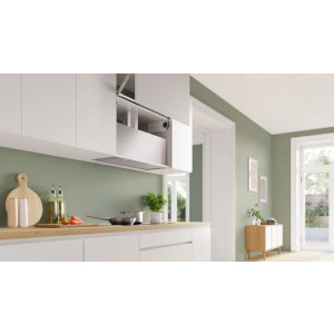 Bosch integrata DLN87AC50, Putere de absorbtie 745 m3/h, Clasa A, 4 trepte de viteza, Iluminare LED, 86 cm, Inox