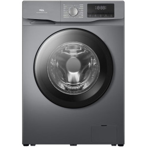 Masina de spalat rufe TCL FF1214SA0, 12 kg, 1400 RPM, Clasa A, Inverter, Steam Wash, Drum Clean, Honeycomb Drum, Argintiu