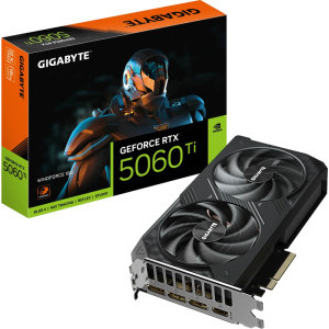 GIGABYTE GeForce RTX 5060 Ti WINDFORCE 16GB GDDR7 128-bit DLSS 4.0