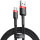 Cablu de date / adaptor Baseus Cafule, USB Male la USB-C Male, 3 m, Black
