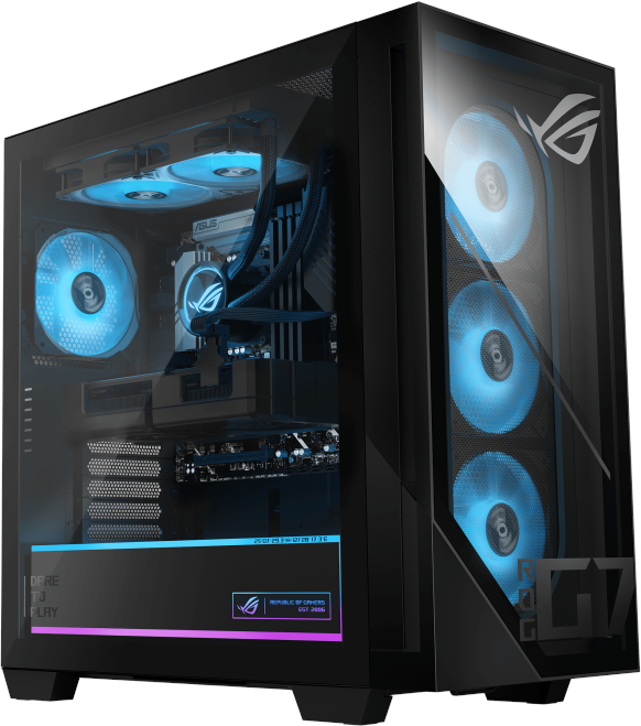 Desktop PC ASUS Gaming ROG G700TF, Procesor Intel® Core™ Ultra 7 265F 2.4GHz Arrow Lake, 64GB RAM, 2TB SSD, GeForce RTX 5070 Ti 16GB, Windows 11 Home