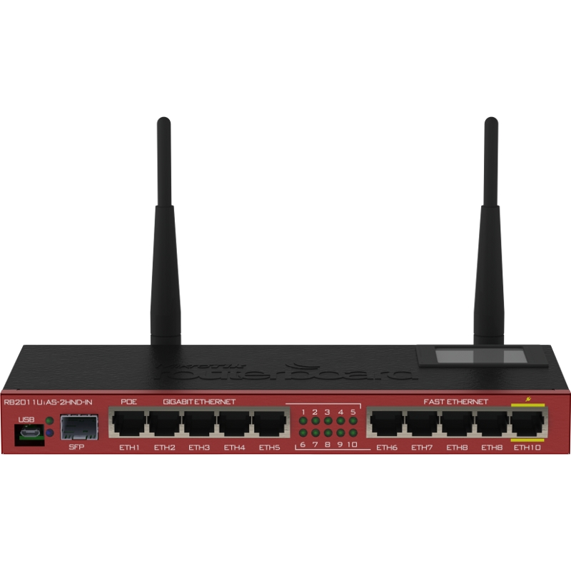 Router wireless MikroTik Gigabit RB2011UiAS-2HnD-IN