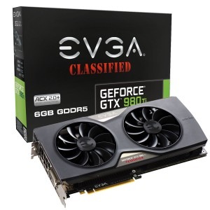 EVGA GeForce GTX 980 Ti Classified ACX 2.0+ 6GB GDDR5 384-bit