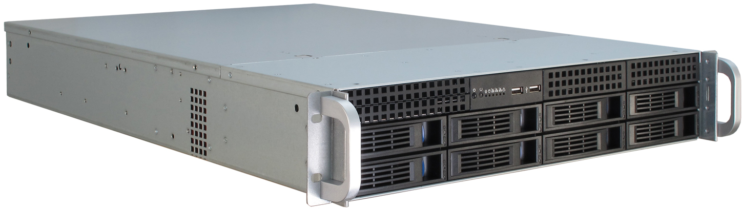 Accesoriu server Inter-Tech Carcasa IPC2U-2408