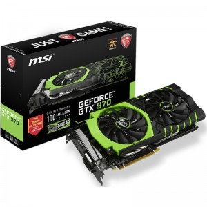 MSI GeForce GTX 970 Gaming 100ME 4GB GDDR5 256-bit