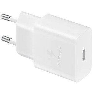 Incarcator retea Samsung EP-T1510X, alb, USB-C, Fast Charge 15W + cablu USB-C