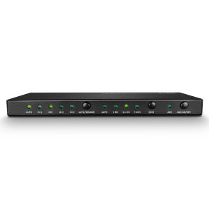 LINDY Switch HDMI 4K 60Hz, 4x HDMI In, 1x HDMI Out, Extractor Audio