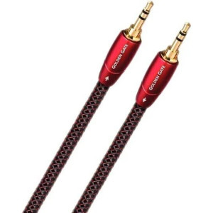Audioquest Golden Gate, Jack 3.5 mm Male - Jack 3.5 mm Male, 5m, negru-rosu