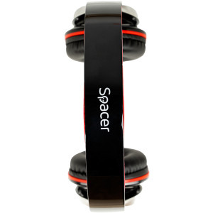 Spacer On-Ear, SPHS-SILVER-USB Black-Red