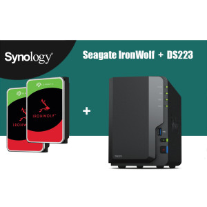 Synology DS223 2GB + 2x ST2000VN003 2TB HDD