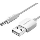 Cablu periferice Vention USB Male  - DC 3.5 mm Male, 1m, alb