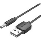 Cablu periferice Vention USB Male  - DC 3.5 mm Male, 1m, negru