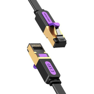 Vention CAT7 Patch Cable STP 8 m Flat Black