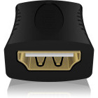 Adaptor Icy Box 1x HDMI Female - 1x HDMI Female, Negru