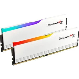 メモリー G.SKILL Ripjaws M5 32GB DDR5-6400 Memorie G.Skill Ripjaws M5 White RGB 32GB DDR5 6400MHz CL36 Dual