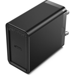 Vention 1x USB-C, 30W Black