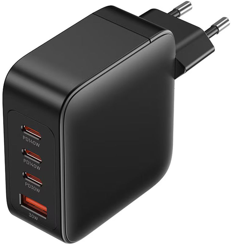 Incarcator retea Vention GaN 3x USB-C, 1x USB, 140W Black