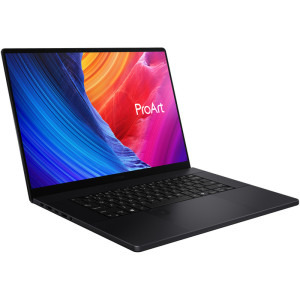 ASUS 16'' ProArt P16 OLED H7606WP, 4K Touch, Procesor AMD Ryzen™ AI 9 HX 370 (24M Cache, up to 5.1 GHz), 64GB LPDDR5X, 2TB SSD, GeForce RTX 5070 8GB, Win 11 Pro, Nano Black