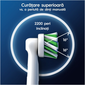Oral-B Rezerva periuta de dinti electrica Cross Action Alb, 12 buc