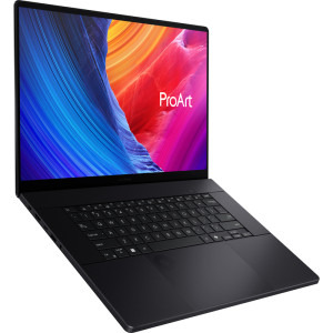 ASUS 16'' ProArt P16 OLED H7606WX, 4K 120Hz Touch, Procesor AMD Ryzen™ AI 9 HX 370 (24M Cache, up to 5.1 GHz), 64GB LPDDR5X, 2x 2TB SSD, GeForce RTX 5090 24GB, Win 11 Pro, Nano Black