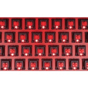 Corsair STRAFE - Red LED - Cherry MX Red - Layout US Mecanica