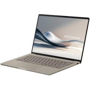 ASUS 14'' Zenbook A14 UX3407QA, WUXGA OLED, Procesor Qualcomm Snapdragon X X1-26-100, 32GB LPDDR5X, 1TB SSD, Qualcomm Adreno, Win 11 Pro, Zabriskie Beige