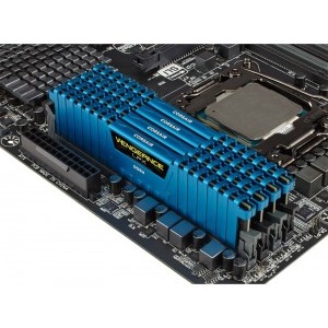 Corsair Vengeance LPX Blue 16GB DDR4 2400MHz CL14 Quad Channel Kit