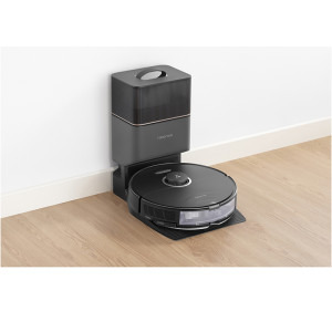 Roborock S8 Plus, S8P52-00, aspirator si mop, 5200 mAh, 6000Pa, 350 ml, 4 senzori, 4 harti, 50 W, 180 min autonomie, Negru, Li-Ion 5200 mAh, 0.350L