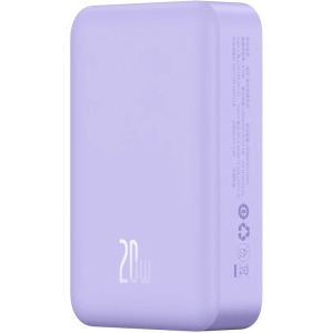 Baseus Magnetic Mini, 20000 mAh Wireless Fast Charge 20W, Violet