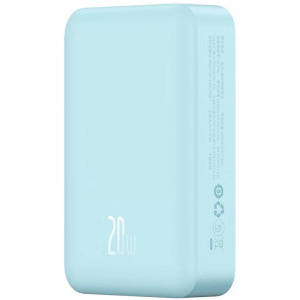 Baseus Magnetic Mini, 20000 mAh Wireless Fast Charge 20W, Blue