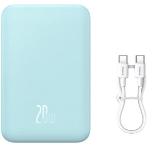 Baseus Magnetic Mini, 20000 mAh Wireless Fast Charge 20W, Blue