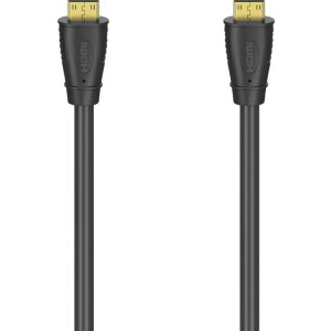 Cablu video Hama HDMI Male - HDMI Male, v1.4, 5 m, Negru