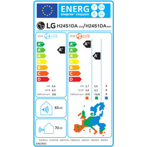LG Dualcool AI Deluxe, 24000 BTU, Clasa A++/A+, Wi-Fi, Dual Inverter, Plasmaster Ionizer, Soft Air