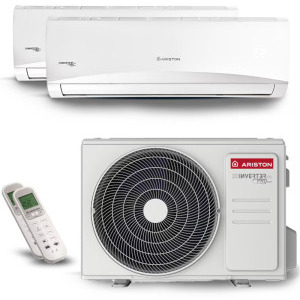 Aer conditionat Ariston Multisplit Prios, 9000 BTU + 12000 BTU, Clasa A++/A+, Inverter